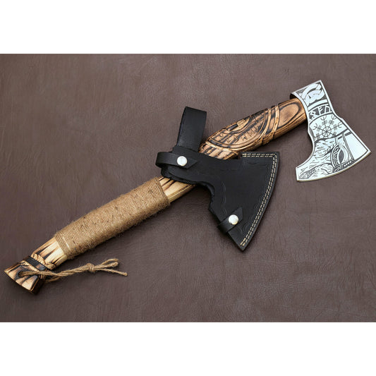 Axe - Brown | Leather Holster | OnlyViking