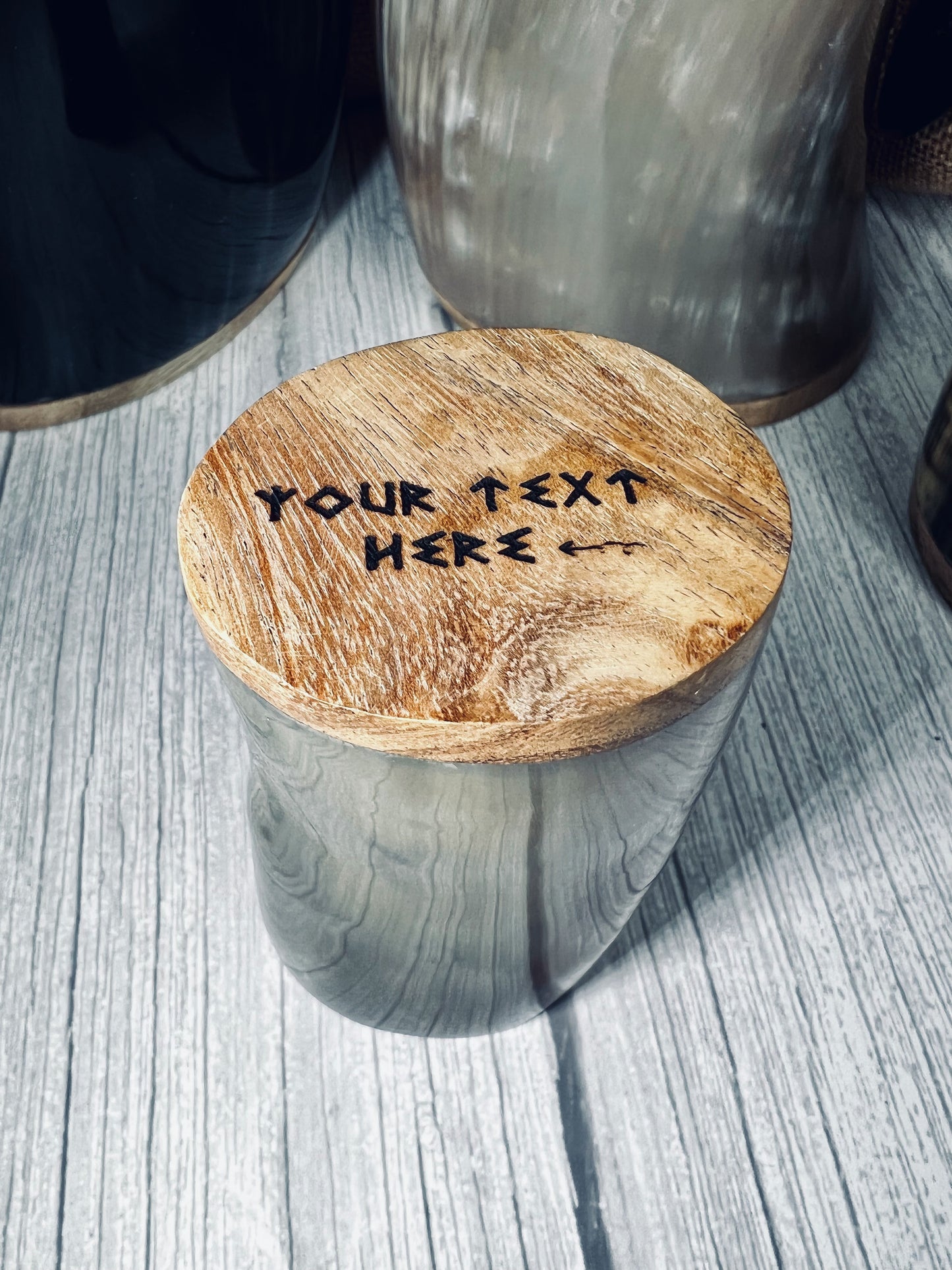 Viking Warrior Hand Engraved African Horn Mug -100% Authentic Beer Horn Tankard. Leak Proof & Smell Proof Horn Beer Mug | Viking Gift