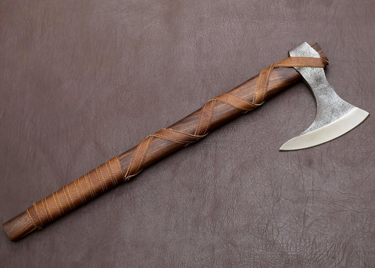 Only Viking Axe - Premium Handcrafted Gift For Him | Medieval Hatchet Axe | Battle Axe | Bearded Axe | War Axe