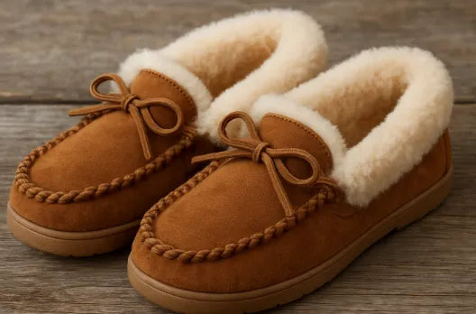 Winter Moccasins:  Warm-Leather Footwear for Cold Weather