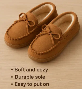 Kids Moccasin Slippers: Premium Comfort & Style for Growing Feet