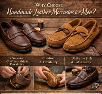 What Are Men’s Handmade Leather Moccasins?