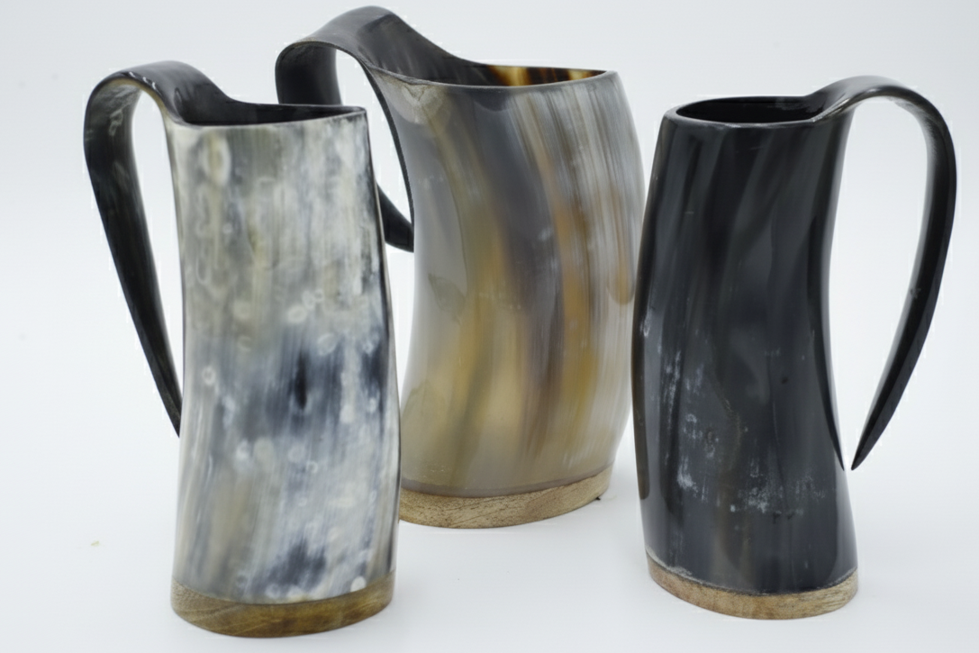 Authenticity & Quality	Drink like a Jarl! Authentic, handcrafted Viking drinking horns made from genuine ox horn with a solid wood base. Perfect for mead, ale, and any Norse feast.
Urgency & Uniqueness	Limited Stock! Every Viking horn is 100% unique in color and pattern. Shop the best mead cups for your feasting hall. Skål!
Features & Use	Elevate your next gathering with a polished, food-safe drinking horn. A perfect gift for history buffs and fantasy fans. Free Shipping over $50!
