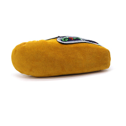 Leather Handmade Beaded Moccasins with Intricate bead-work Red